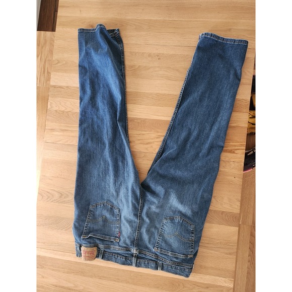 Levis 559 Jeans Mens 44x32 Blue Denim Pants Relaxed Straight Casual Adult - Picture 2 of 8